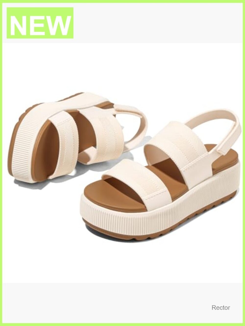 Chunky Platform Wedge Sandals Waterproof Summer Walking Beach Shoes - Picture 4 of 7